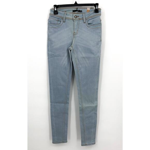 PRANA Women's Soma Skinny Jeans 2 26 Light Washed Blue High Rise Stretch NWT - Picture 5 of 13